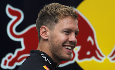 Thursday: The German Sebastian Vettel on arriving at the track