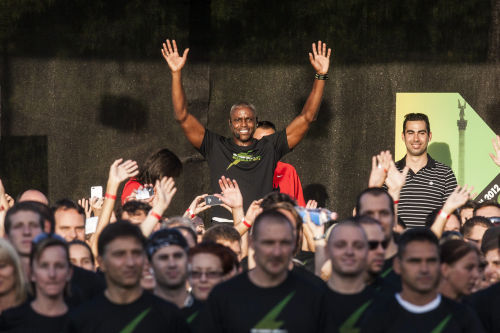 Carl Lewis in Budapest