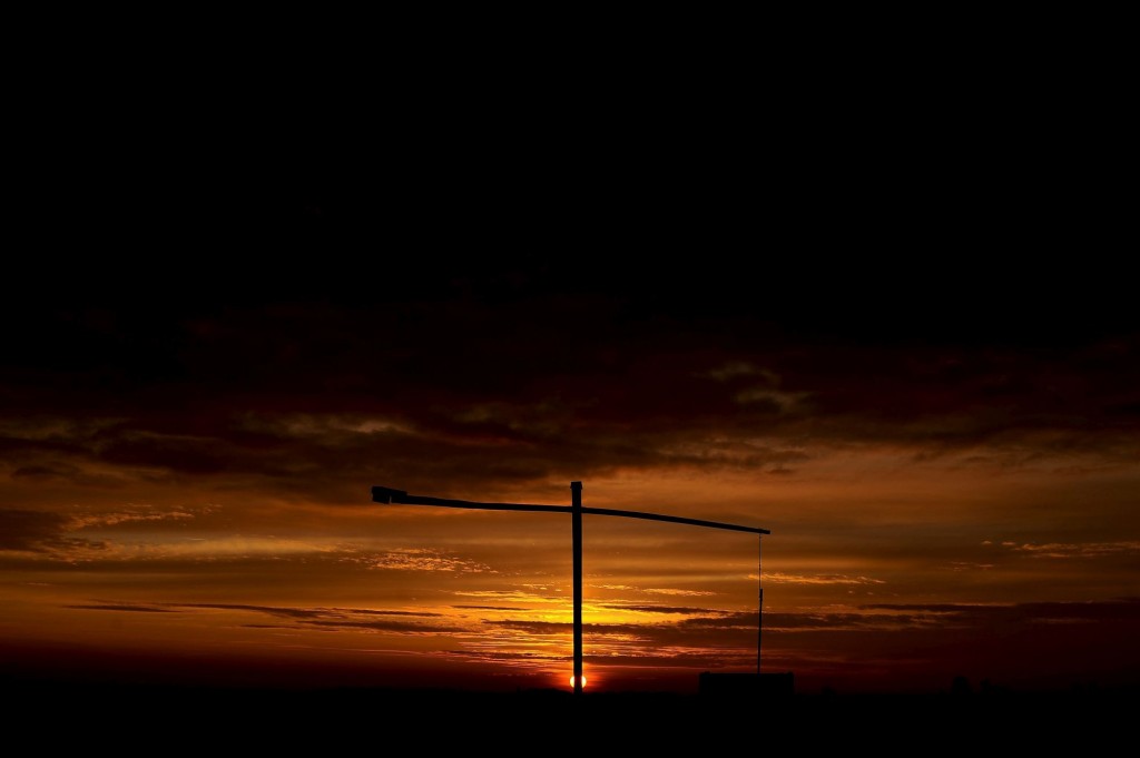 Sunset in Hortobágy