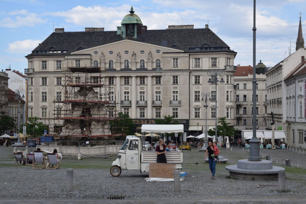 Brno city center