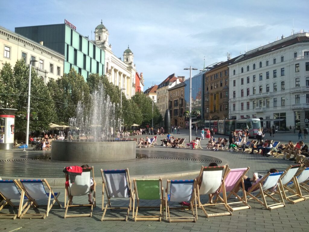 Brno city center