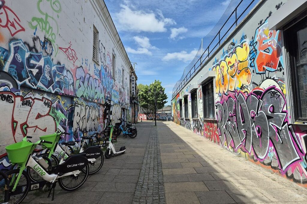 Near the David Bowie Memorial