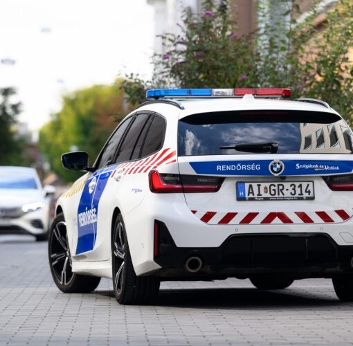 Hungarian Police car