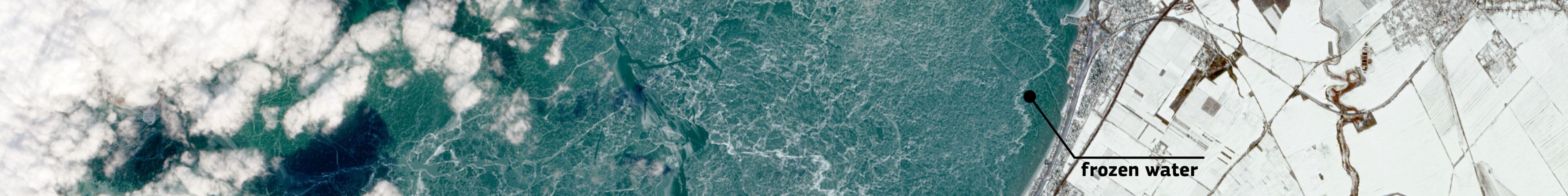 Frozen Balaton Space photo